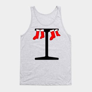 I-Beam Christmas Stockings Tank Top